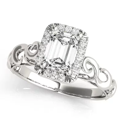 Tyra Halo Engagement Ring