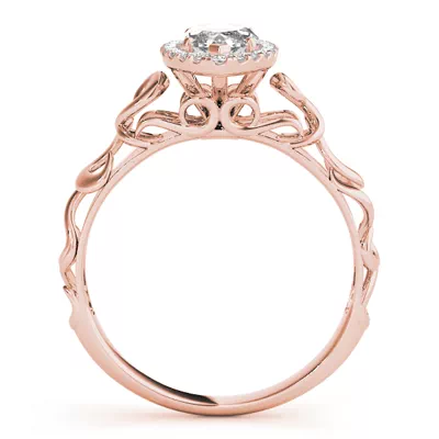 Annalise Halo Engagement Ring