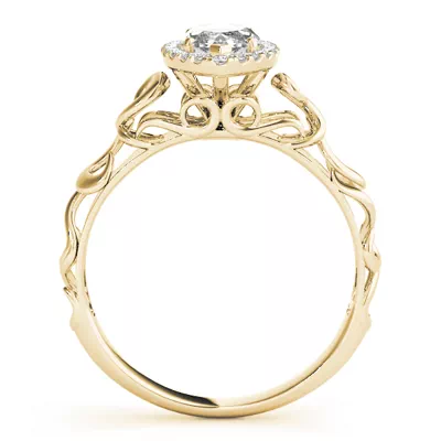 Annalise Halo Engagement Ring