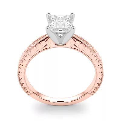Mila Vintage-Inspired Solitaire Engagement Ring