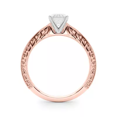 Mila Vintage-Inspired Solitaire Engagement Ring