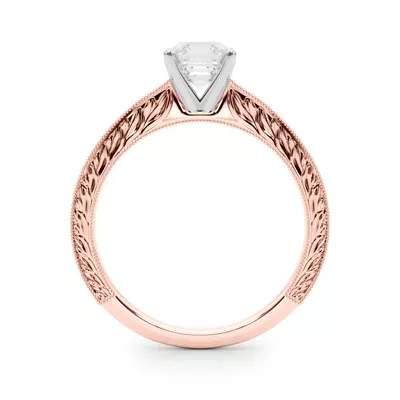 Mila Vintage-Inspired Solitaire Engagement Ring