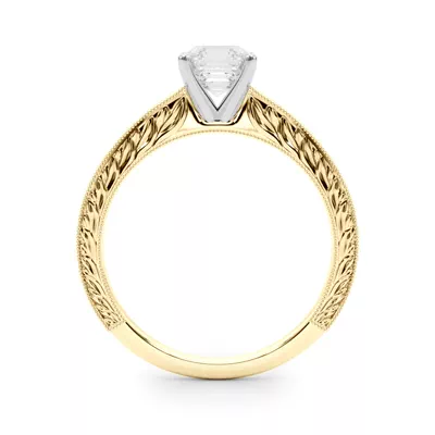 Mila Vintage-Inspired Solitaire Engagement Ring