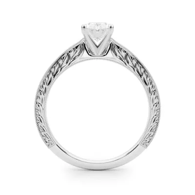 Mila Vintage-Inspired Solitaire Engagement Ring