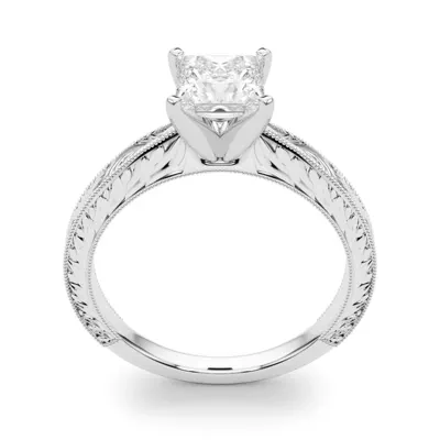 Mila Vintage-Inspired Solitaire Engagement Ring