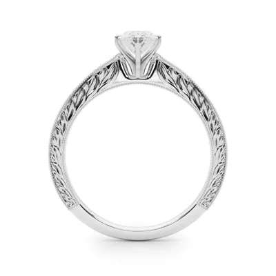 Mila Vintage-Inspired Solitaire Engagement Ring