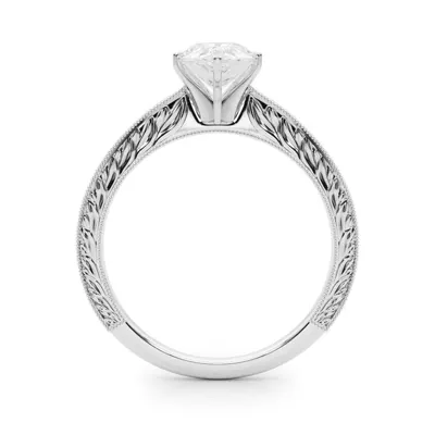 Mila Vintage-Inspired Solitaire Engagement Ring