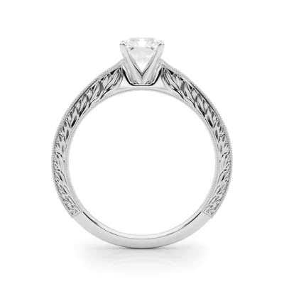 Mila Vintage-Inspired Solitaire Engagement Ring