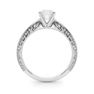Mila Vintage-Inspired Solitaire Engagement Ring