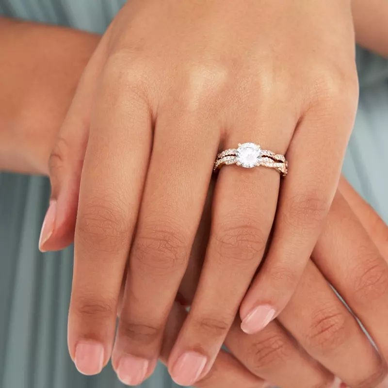 14K Rose Gold Abigail Band