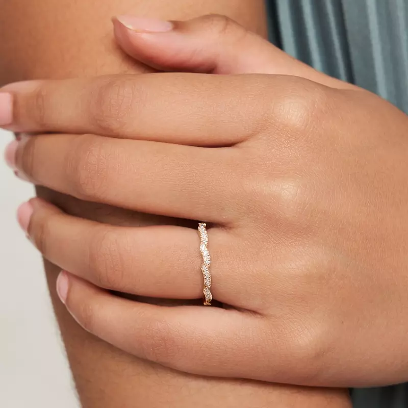 14K Rose Gold Abigail Band