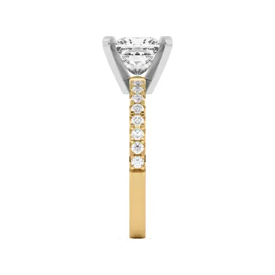 Riley Classic Pavé Diamond Engagement Ring