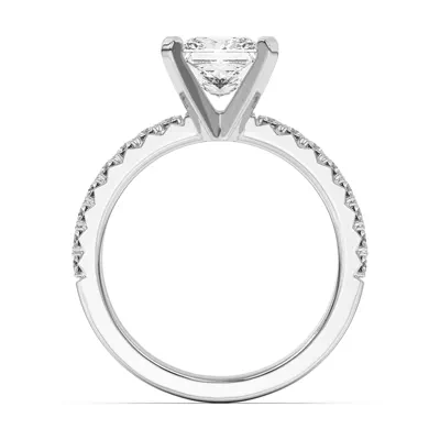 Riley Classic Pavé Diamond Engagement Ring