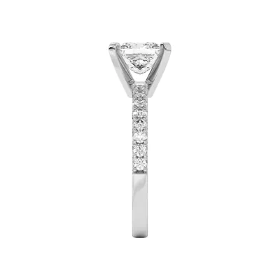 Riley Classic Pavé Diamond Engagement Ring