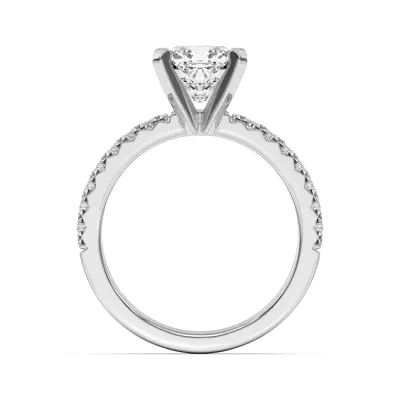 Riley Classic Pavé Diamond Engagement Ring