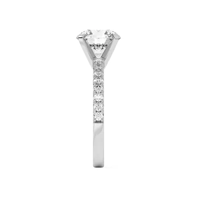 Riley Classic Pavé Diamond Engagement Ring