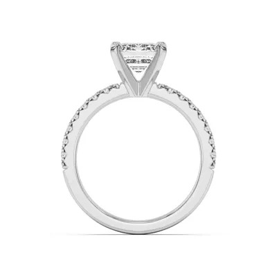 Riley Classic Pavé Diamond Engagement Ring