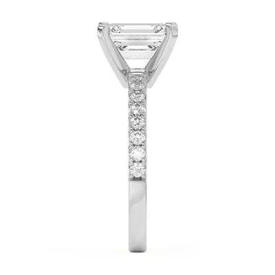 Riley Classic Pavé Diamond Engagement Ring