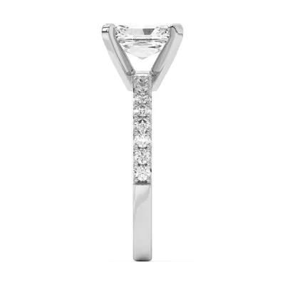 Riley Classic Pavé Diamond Engagement Ring