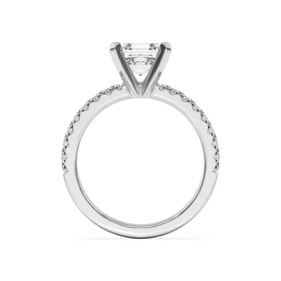 Riley Classic Pavé Diamond Engagement Ring