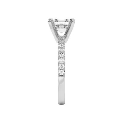Riley Classic Pavé Diamond Engagement Ring