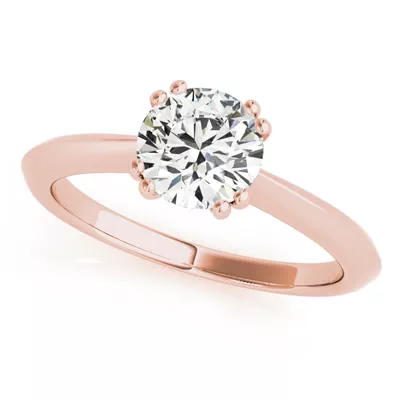 Sienna Double Prong Solitaire Engagement Ring