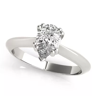 Anna Double Prong Solitaire Engagement Ring