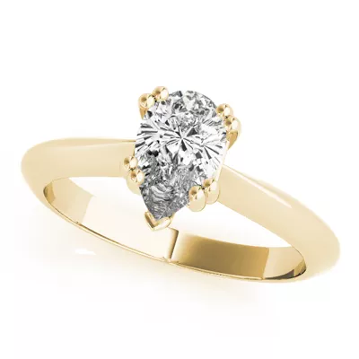 Anna Double Prong Solitaire Engagement Ring