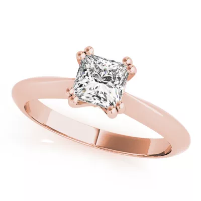 Esther Double Prong Solitaire Engagement Ring