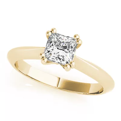 Esther Double Prong Solitaire Engagement Ring