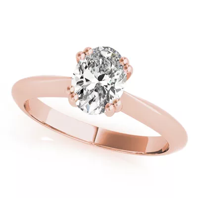 Emily Double Prong Solitaire Engagement Ring