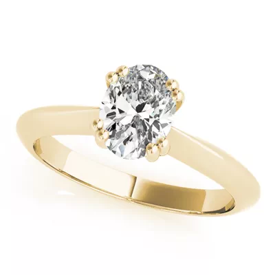 Emily Double Prong Solitaire Engagement Ring