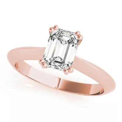 Juliet Double Prong Solitaire Engagement Ring
