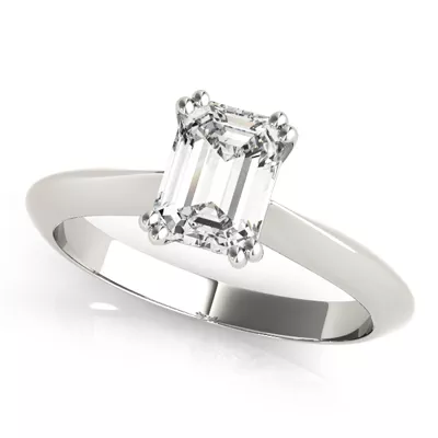 Juliet Double Prong Solitaire Engagement Ring