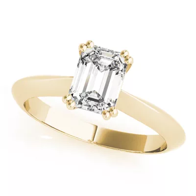 Juliet Double Prong Solitaire Engagement Ring