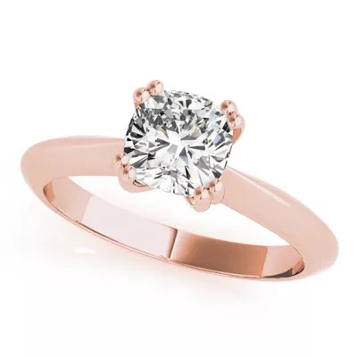 Zara Double Prong Solitaire Engagement Ring