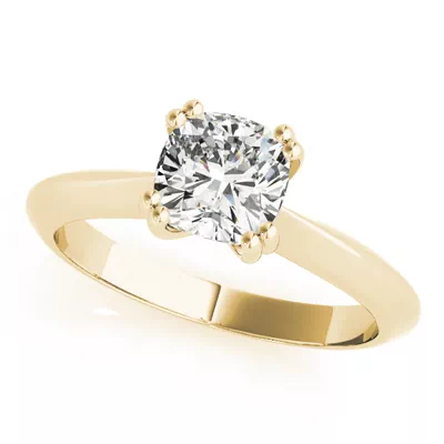 Zara Double Prong Solitaire Engagement Ring