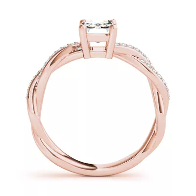Savannah Diamond Twist Engagement Ring