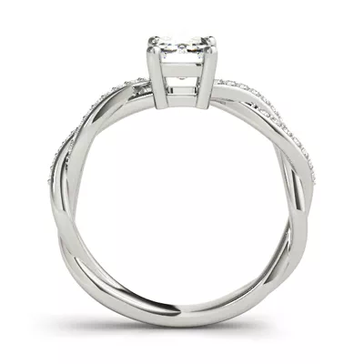 Savannah Diamond Twist Engagement Ring
