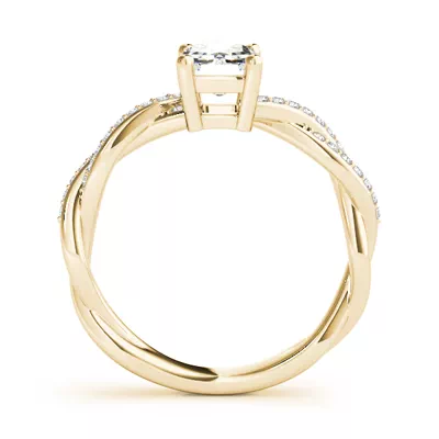 Savannah Diamond Twist Engagement Ring