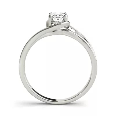 Rome Contemporary Oval Diamond Engagement Ring