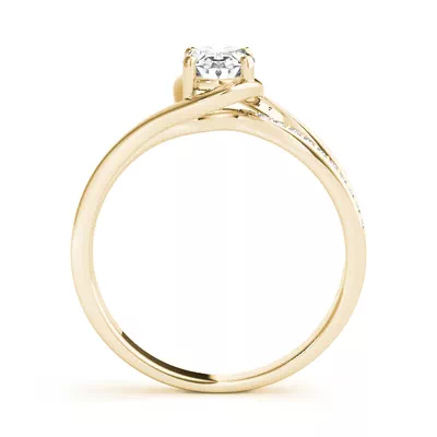 Rome Contemporary Oval Diamond Engagement Ring