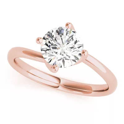Dakota Solitaire Bypass Engagement Ring