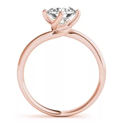 Dakota Solitaire Bypass Engagement Ring