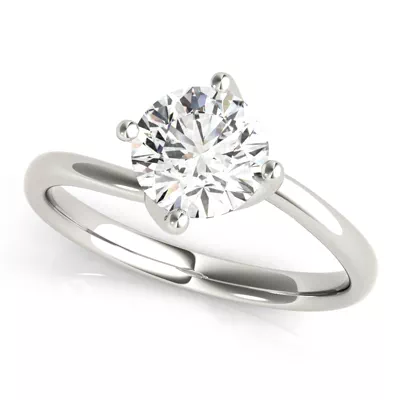 Dakota Solitaire Bypass Engagement Ring