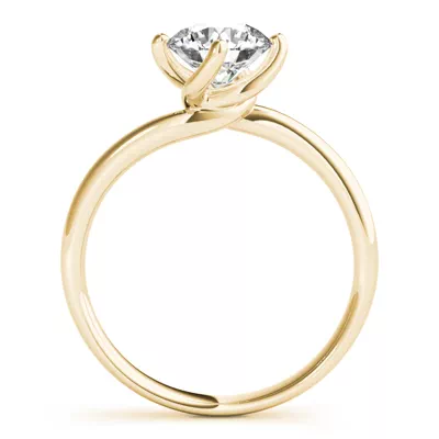 Dakota Solitaire Bypass Engagement Ring