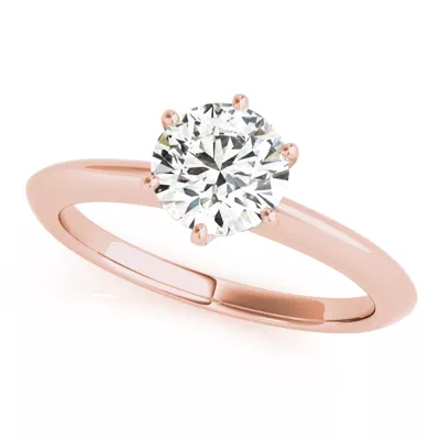 Audrey Classic 6 Prong Solitaire Engagement Ring