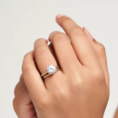 Audrey Classic 6 Prong Solitaire Engagement Ring