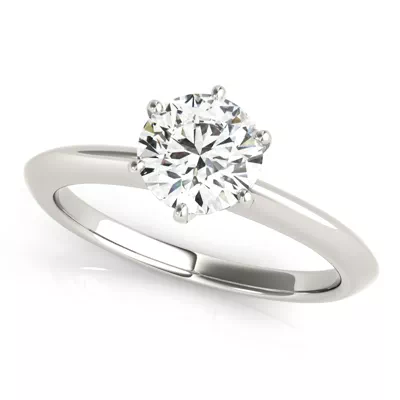 Audrey Classic 6 Prong Solitaire Engagement Ring