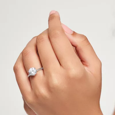 Audrey Classic 6 Prong Solitaire Engagement Ring